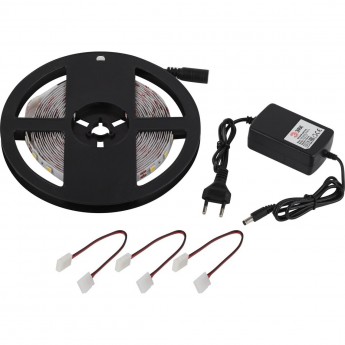 Комплект светодиодной ленты ЭРА Б0043066 5050kit-14.4-60-12-IP20-2700 теплый белый 12В 5м Комплект светодиодной ленты ЭРА Б0043066 5050kit-14.4-60-12-IP20-2700 теплый белый 12В 5м