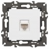 Розетка ЭРА ELEGANCE Б0065763 14-3107-01М RJ45 матовый белый