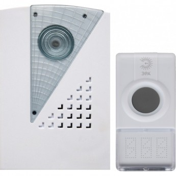 Звонок дверной ЭРА C41 беспроводной белый 32 мелодии Звонок дверной ЭРА C41 беспроводной белый 32 мелодии